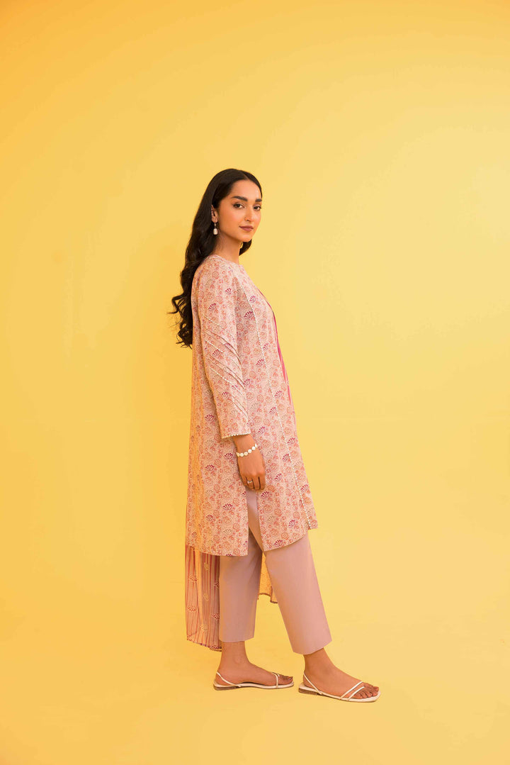 Lawn Mauve Unstitched Suit - Nishat
