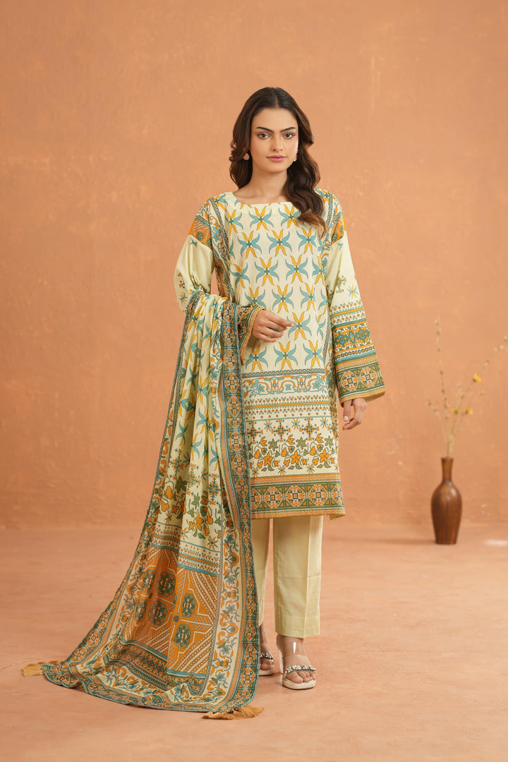 Lawn Multi Stitched Suit - Nishat