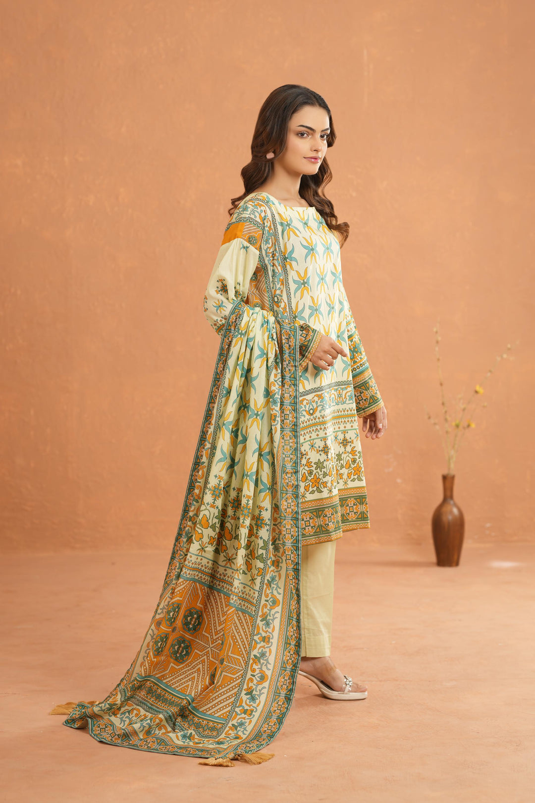 Lawn Multi Stitched Suit - Nishat