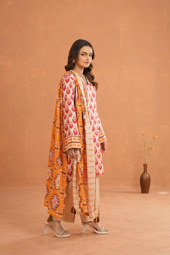 Lawn Multi Stitched Suit - Nishat