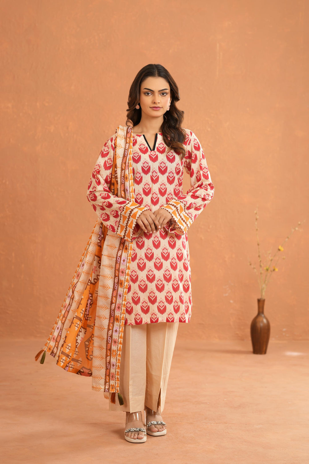 Lawn Multi Stitched Suit - Nishat