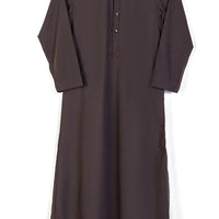 Blended Dark Brown Jubba - J. Junaid Jamshed