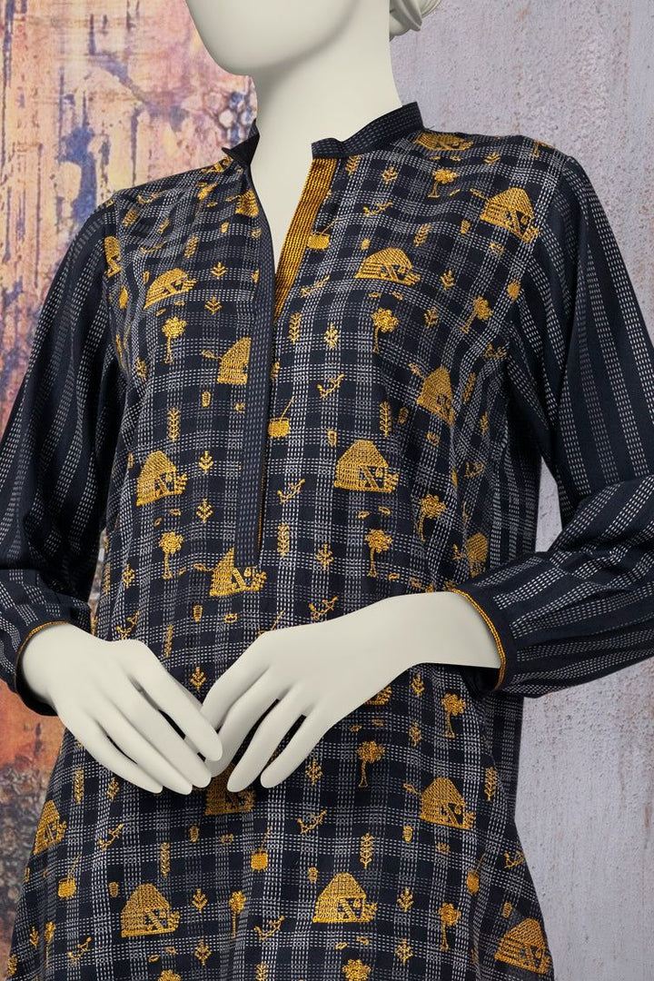 Khaddi Black Kurti - J. Junaid Jamshed