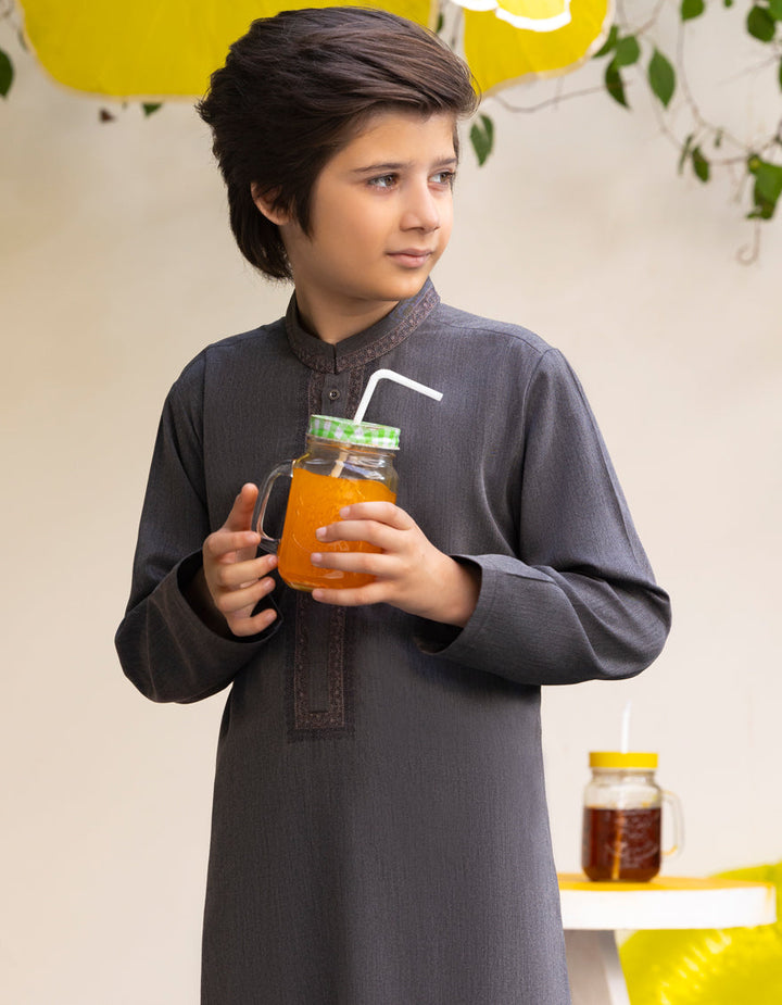 Blended Green Shalwar Kameez - J. Junaid Jamshed