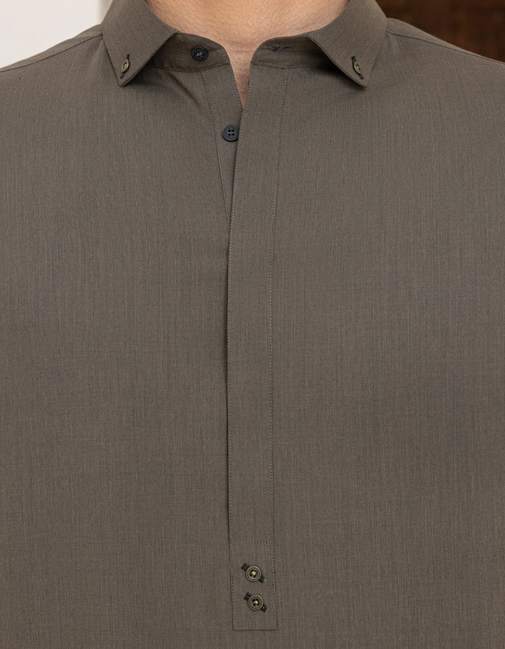 Blended Green Shalwar Kameez- J. Junaid Jamshed