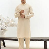 Blended Mint Green Shalwar Kameez - J. Junaid Jamshed
