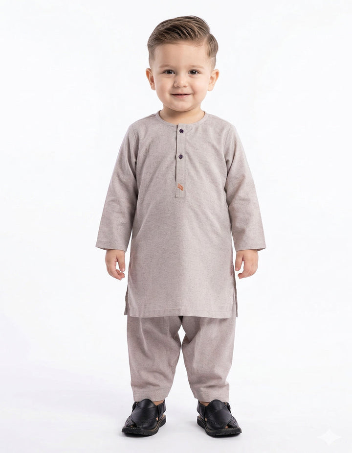 Polyester Light Purple Shalwar Kameez - J. Junaid Jamshed