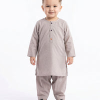 Polyester Light Purple Shalwar Kameez - J. Junaid Jamshed