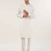 Blended Brown Kurta Trouser - J. Junaid Jamshed
