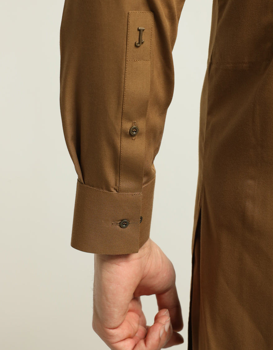 Blended Brown Shalwar Kameez - J. Junaid Jamshed