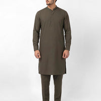 Blended Grey Kurta Trouser - J. Junaid Jamshed