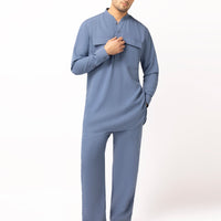 Blended White Kurta Trouser - J. Junaid Jamshed