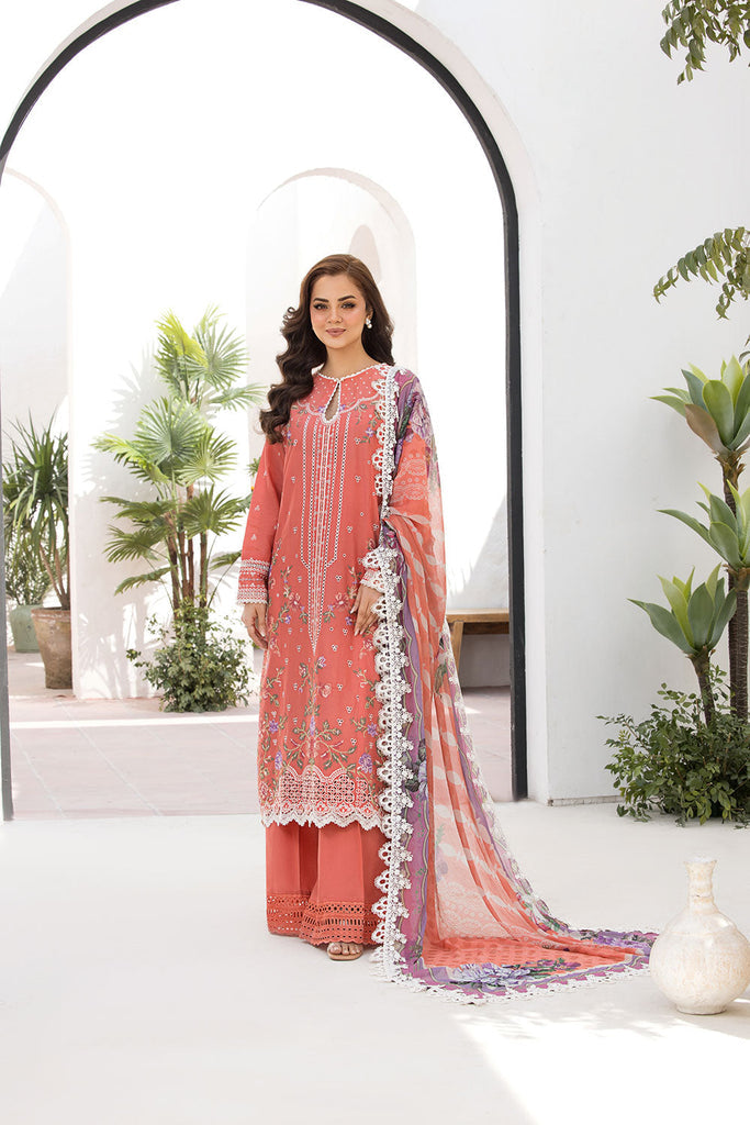 Design 4A - Sobia Nazir Vital Lawn Stitched