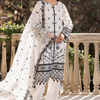 Ocean Pearl - Farasha Bahaar Embroidered Lawn Stitched