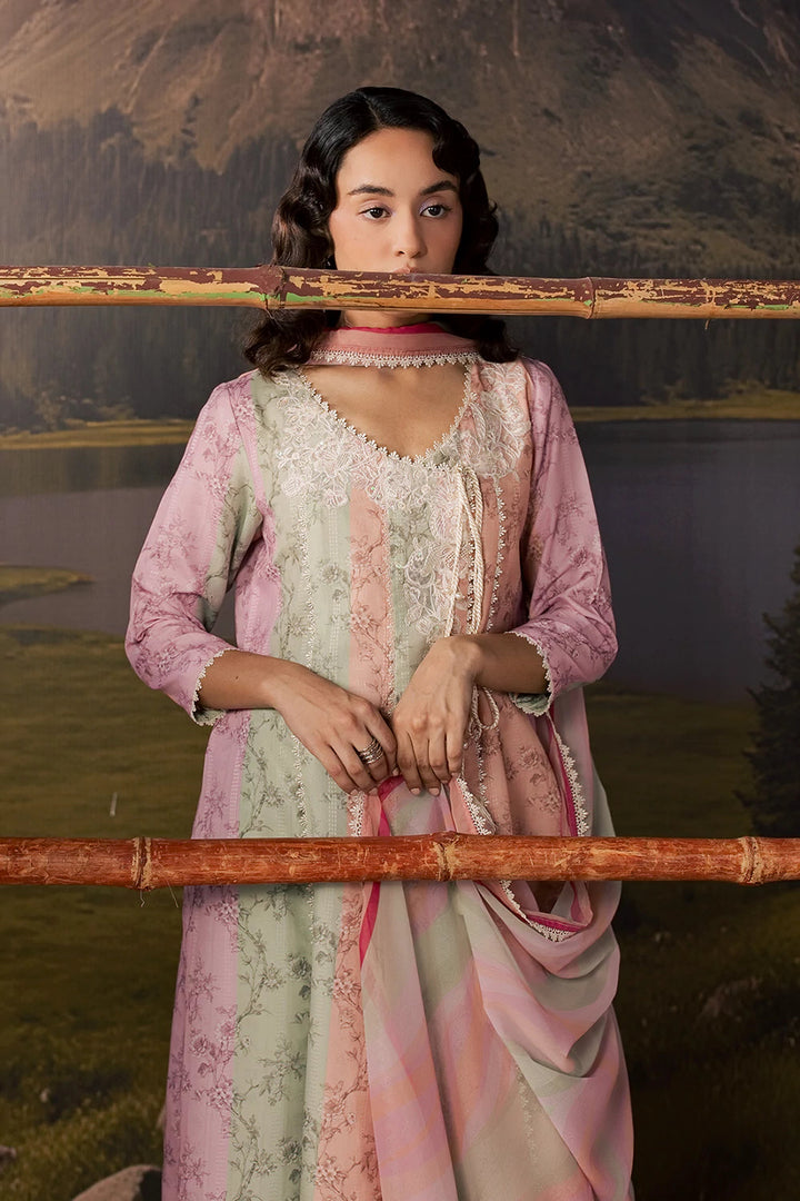 Dobby Lawn Multi Stitched Suit - Vanya