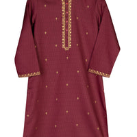 Blended Red Special Kurta - J. Junaid Jamshed