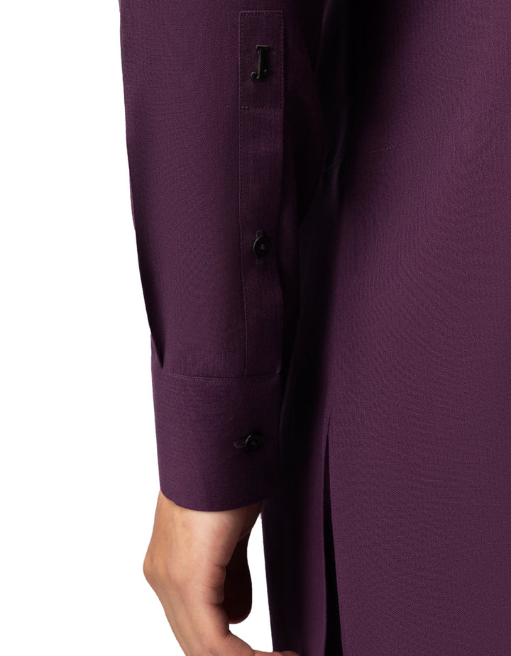 Blended Purple Shalwar Kameez - J. Junaid Jamshed