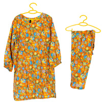 Lawn Multicolor Stitched Suit - J. Junaid Jamshed