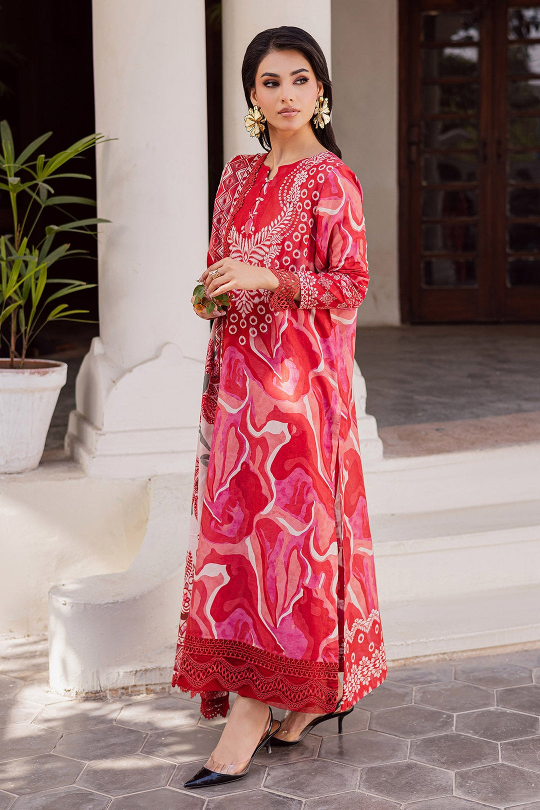 Design 6 - Nureh Rania Print Stitched