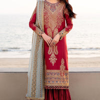 Design 5 - Jazmin Shahkaar Luxury Lawn Stitched