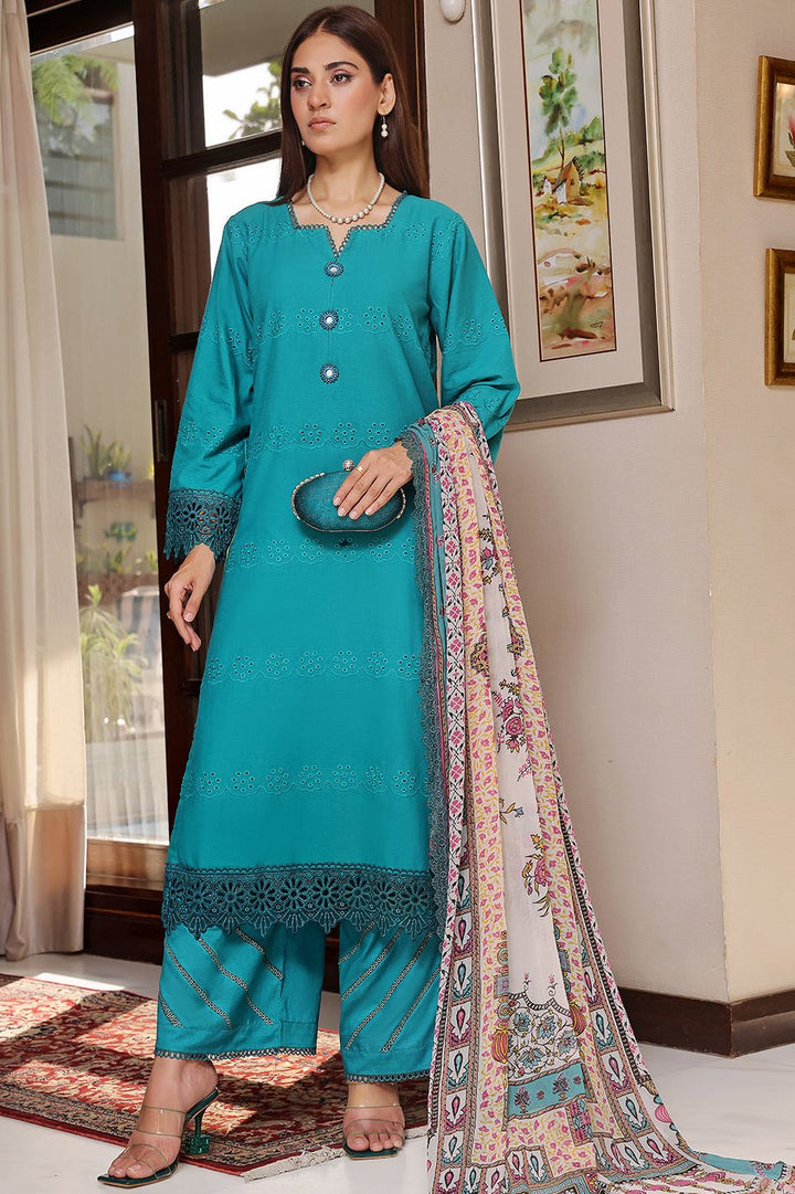 Chikenkari Zinc Stitched Suit - Raqsam