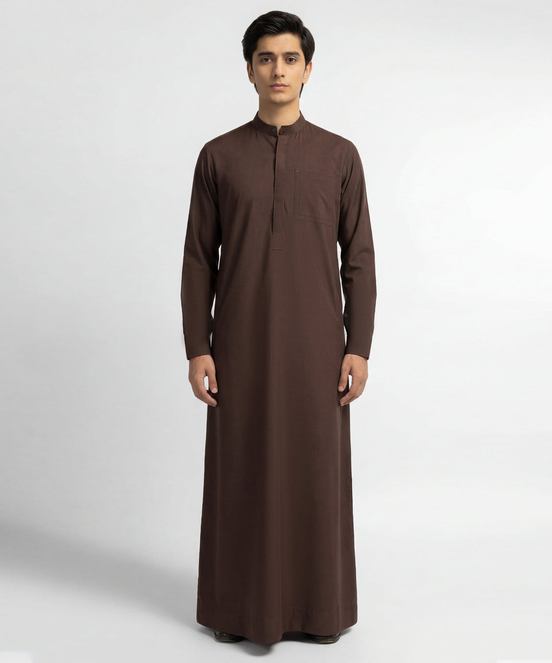 Blended Brown Jubba - J. Junaid Jamshed