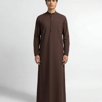 Blended Brown Jubba - J. Junaid Jamshed
