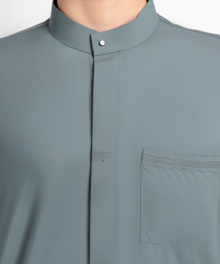 Blended Pale Green Jubba - J. Junaid Jamshed