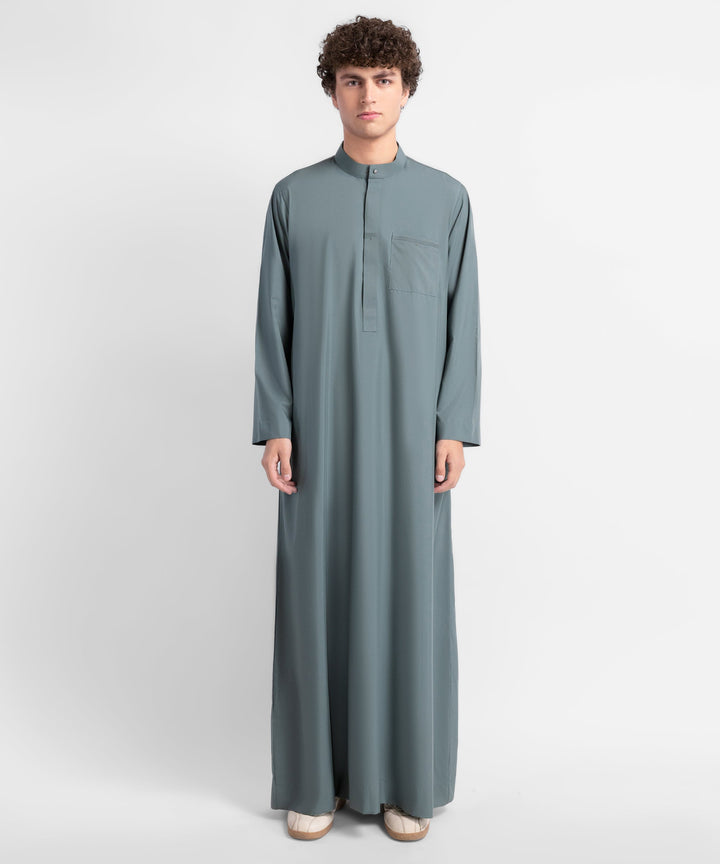 Blended Pale Green Jubba - J. Junaid Jamshed