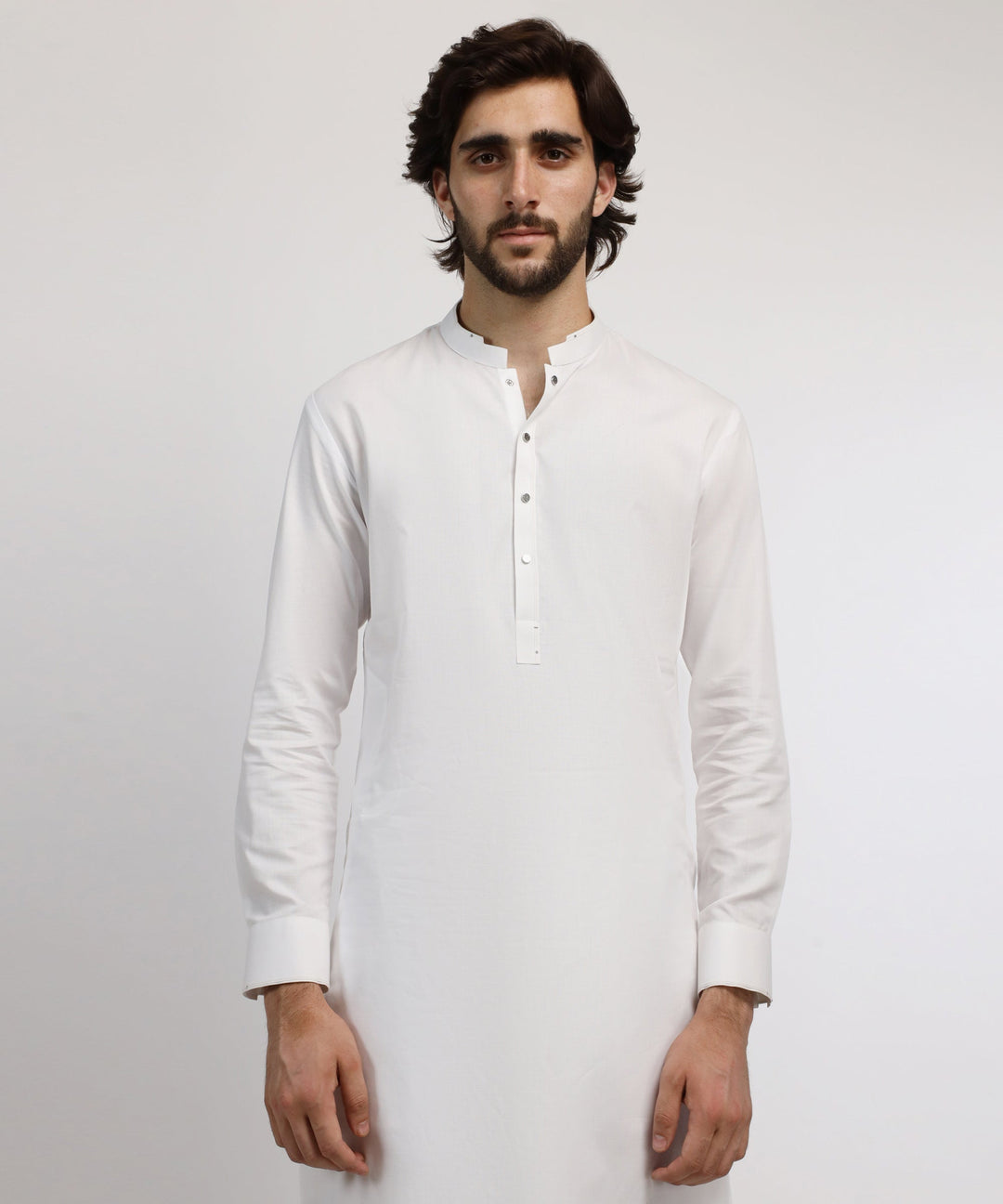 White Kurta Trouser - J. Junaid Jamshed