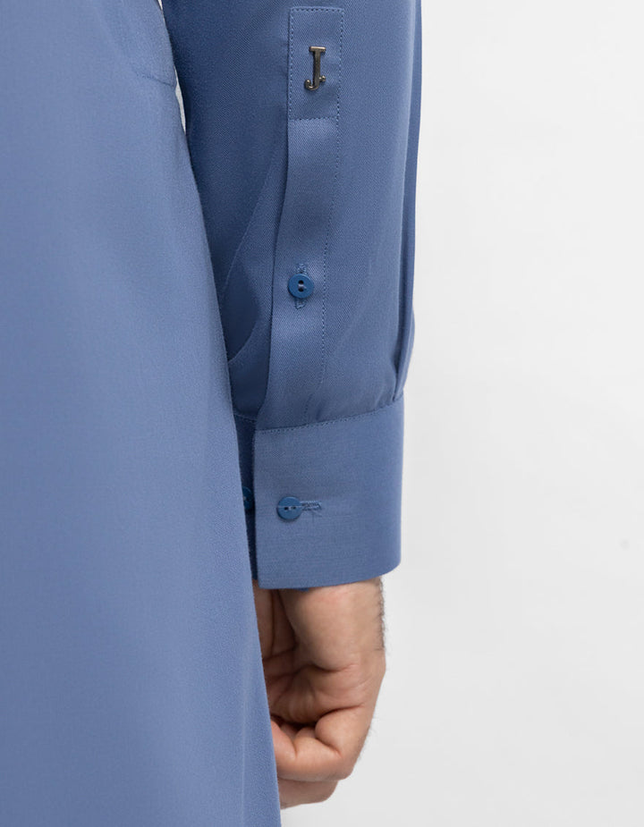 Blended Dull Blue Kurta Trouser - J. Junaid Jamshed