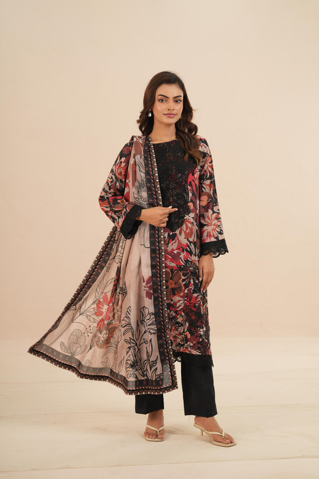 Rosie - Motifz Embroidered Lawn Stitched
