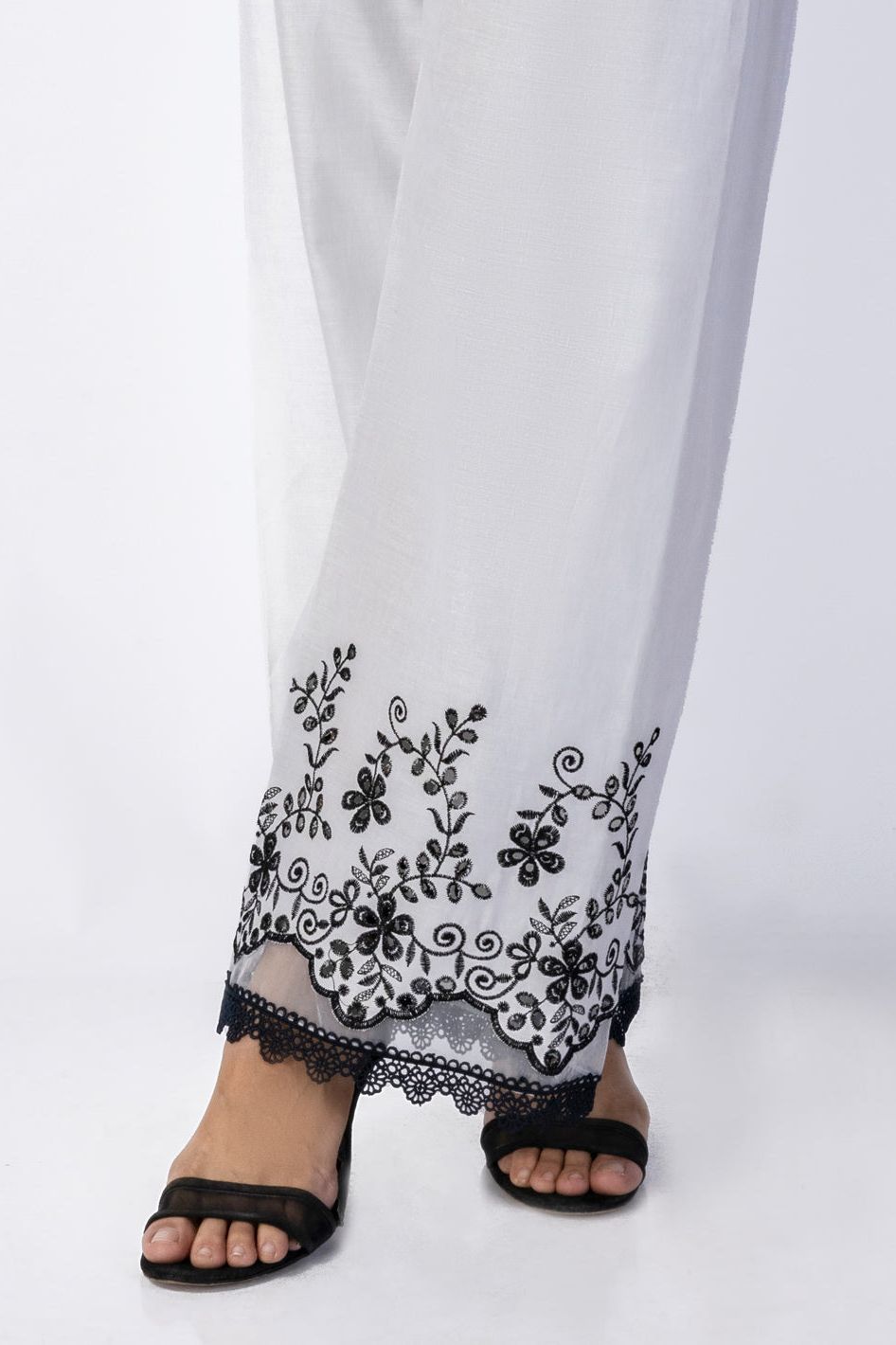 Cambric White Trouser - Almirah