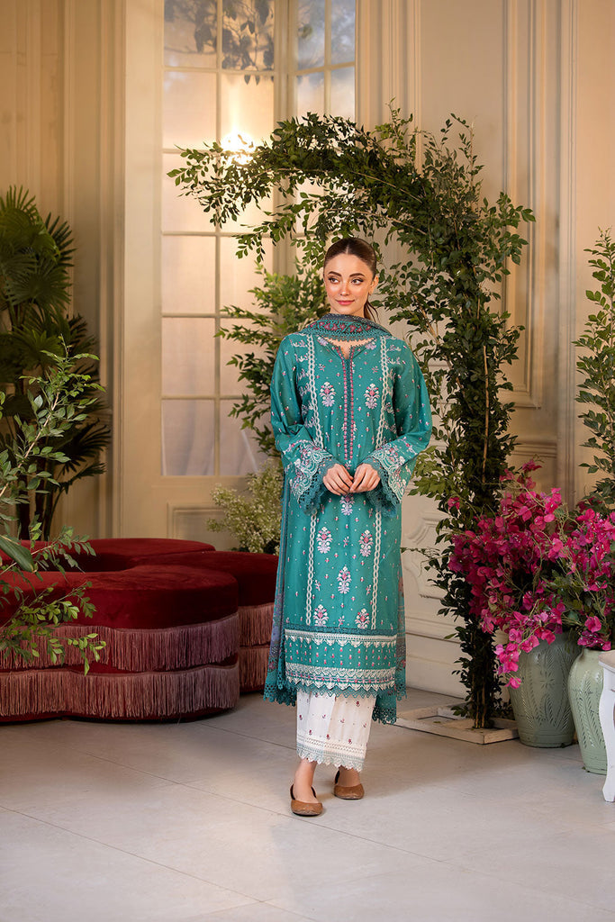 Design 6A - Sobia Nazir Vital Lawn Stitched