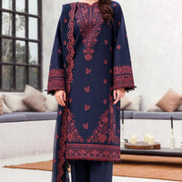 Cobalt Charm - Bahaar Embroidered Eid Lawn Stitched