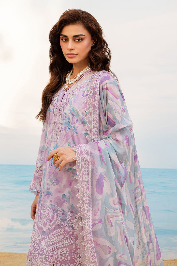 Lawn Lilac Stitched Suit - Nureh Gardenia