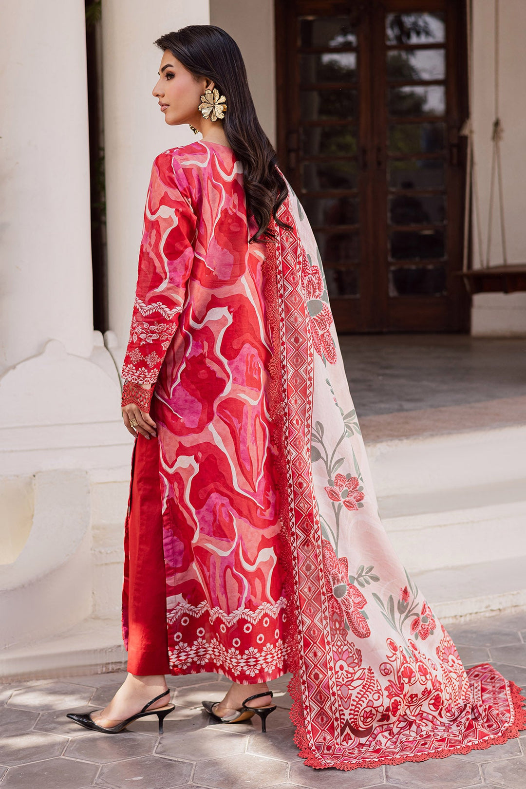 Design 6 - Nureh Rania Print Stitched