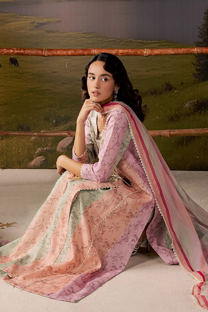 Dobby Lawn Multi Stitched Suit - Vanya