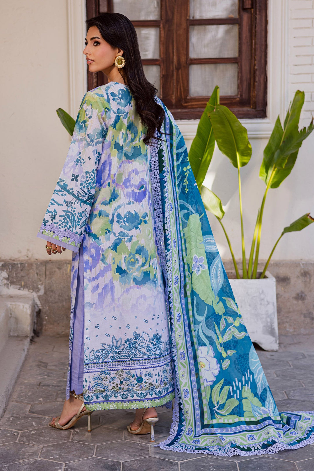 Design 7 - Nureh Rania Print Stitched