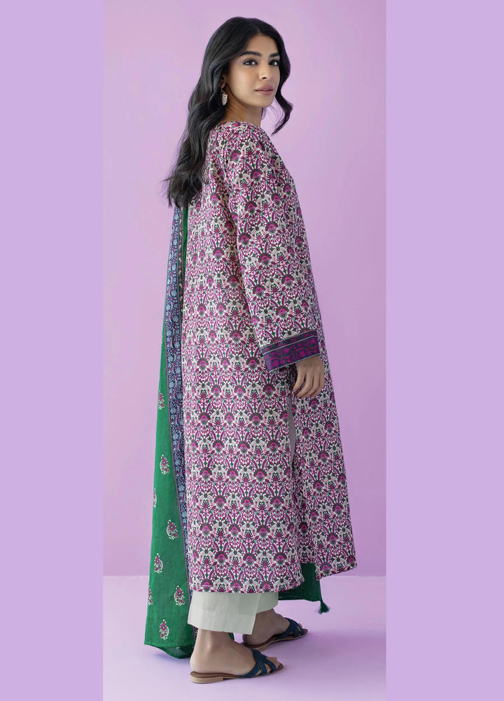 Lawn Green Unstitched Suit - Orient