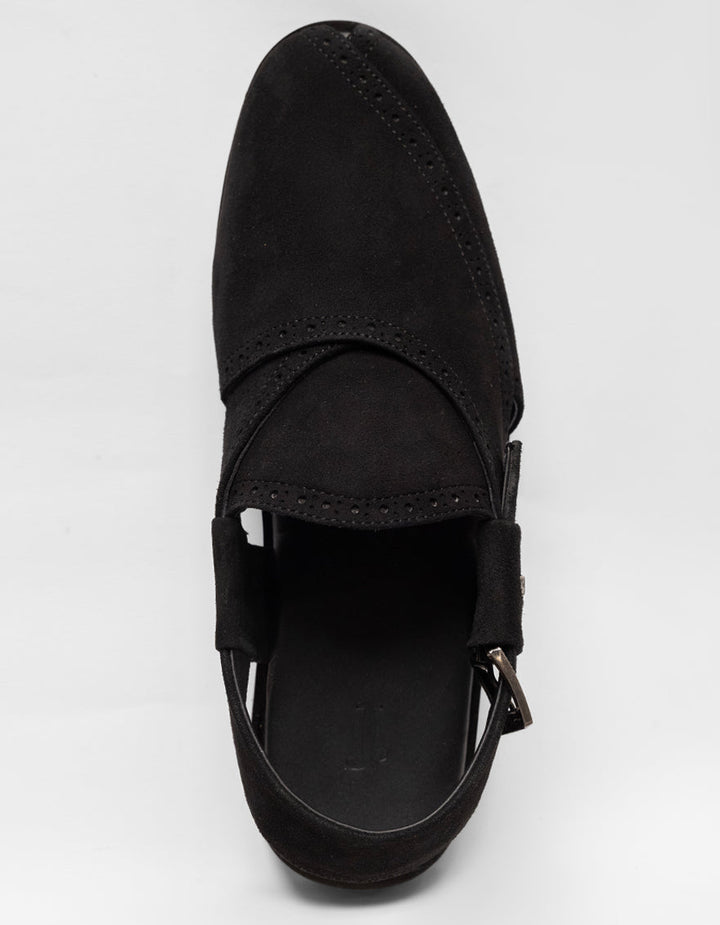 Plain Black Footwear - J. Junaid Jamshed