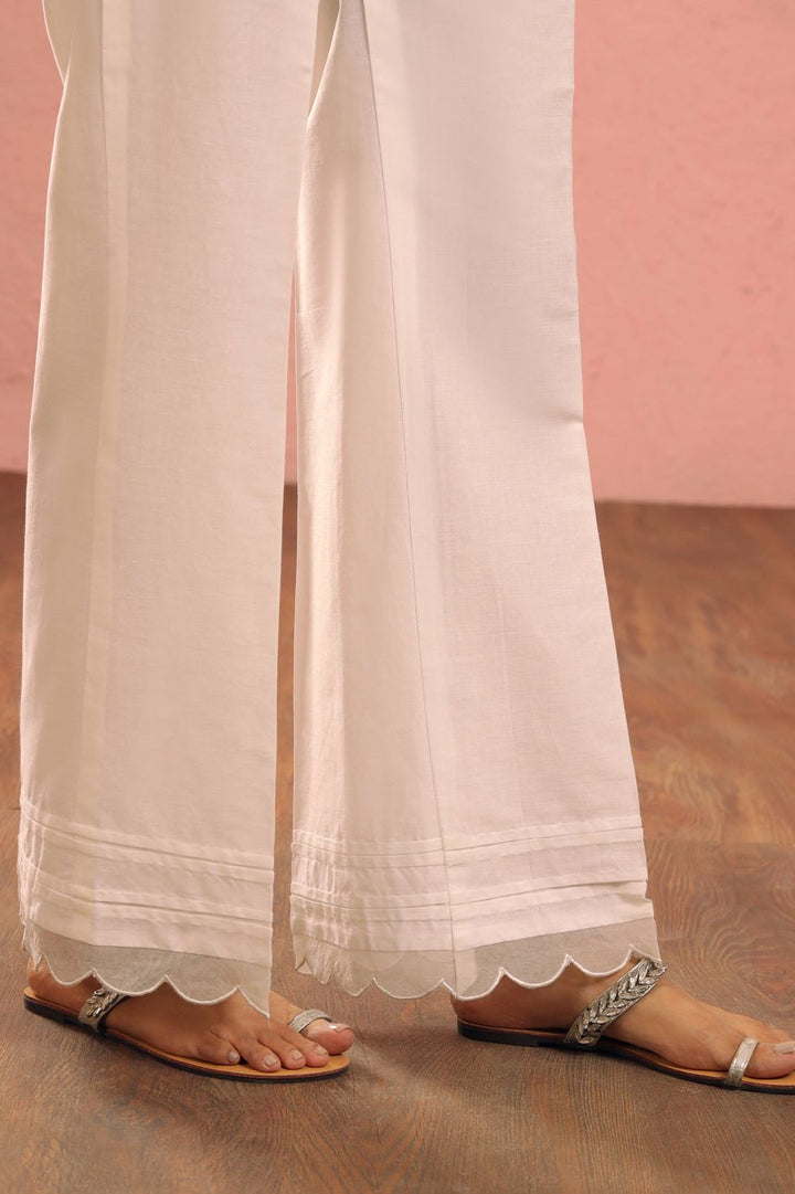 Dyed White Trouser - Almirah