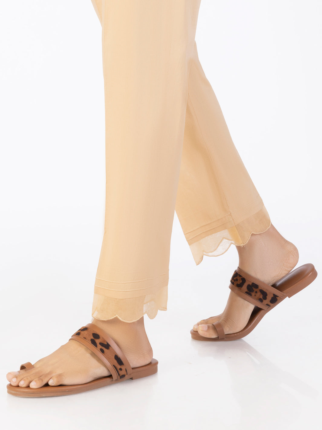 Dyed Beige Trouser - Almirah