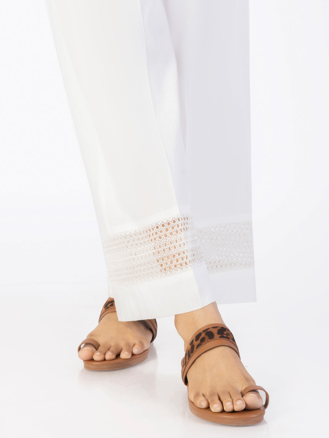 Dyed White Trouser - Almirah