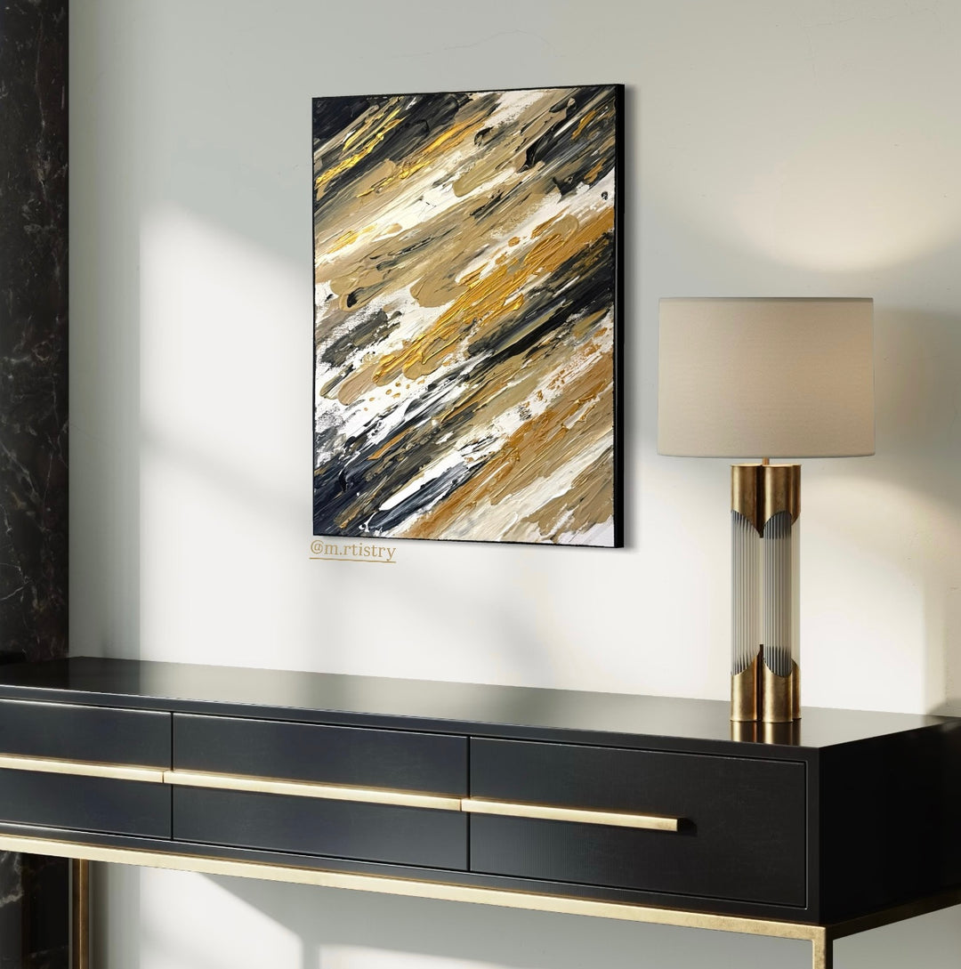 Monochrome - Abstract Canvas