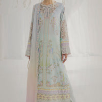 Keeva - Qalamkar Luxe Silk Stitched