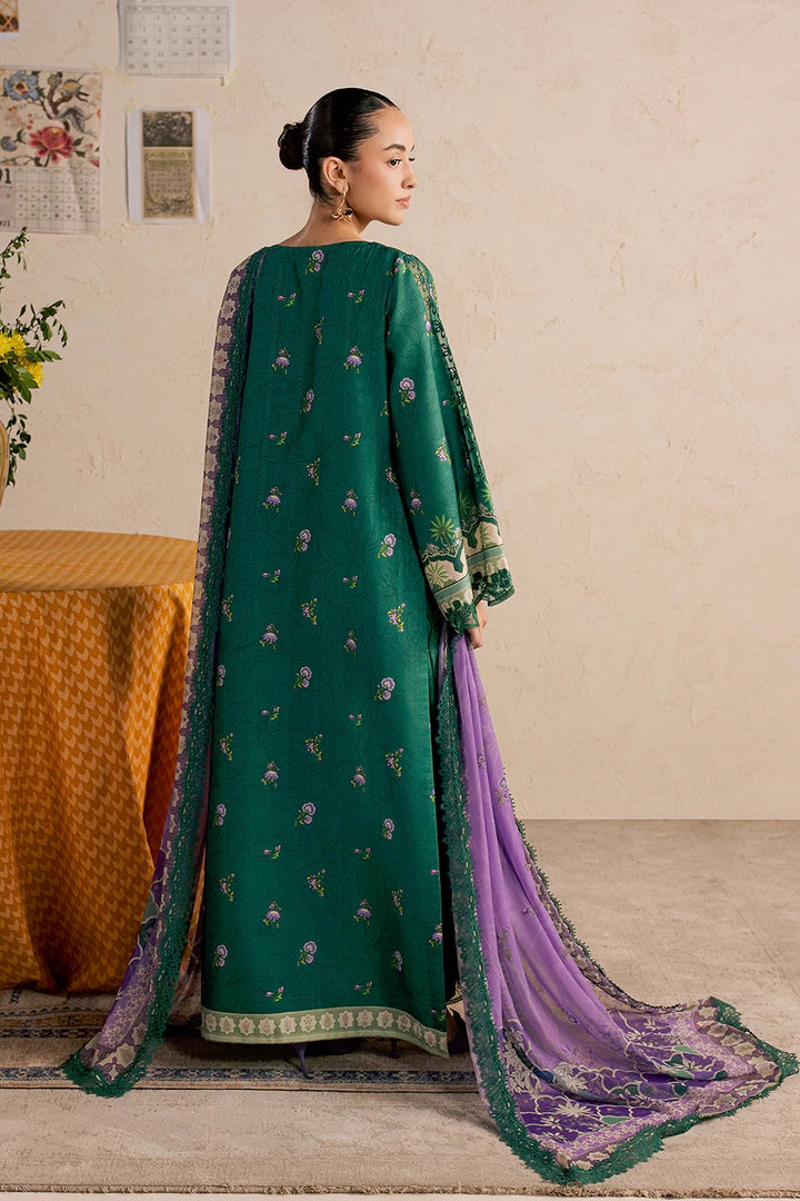Dobby Lawn Green Stitched Suit - Vanya