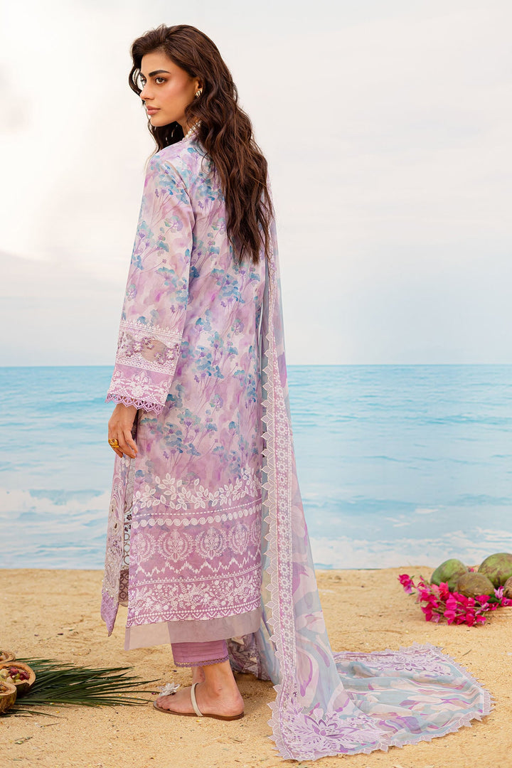 Lawn Lilac Stitched Suit - Nureh Gardenia