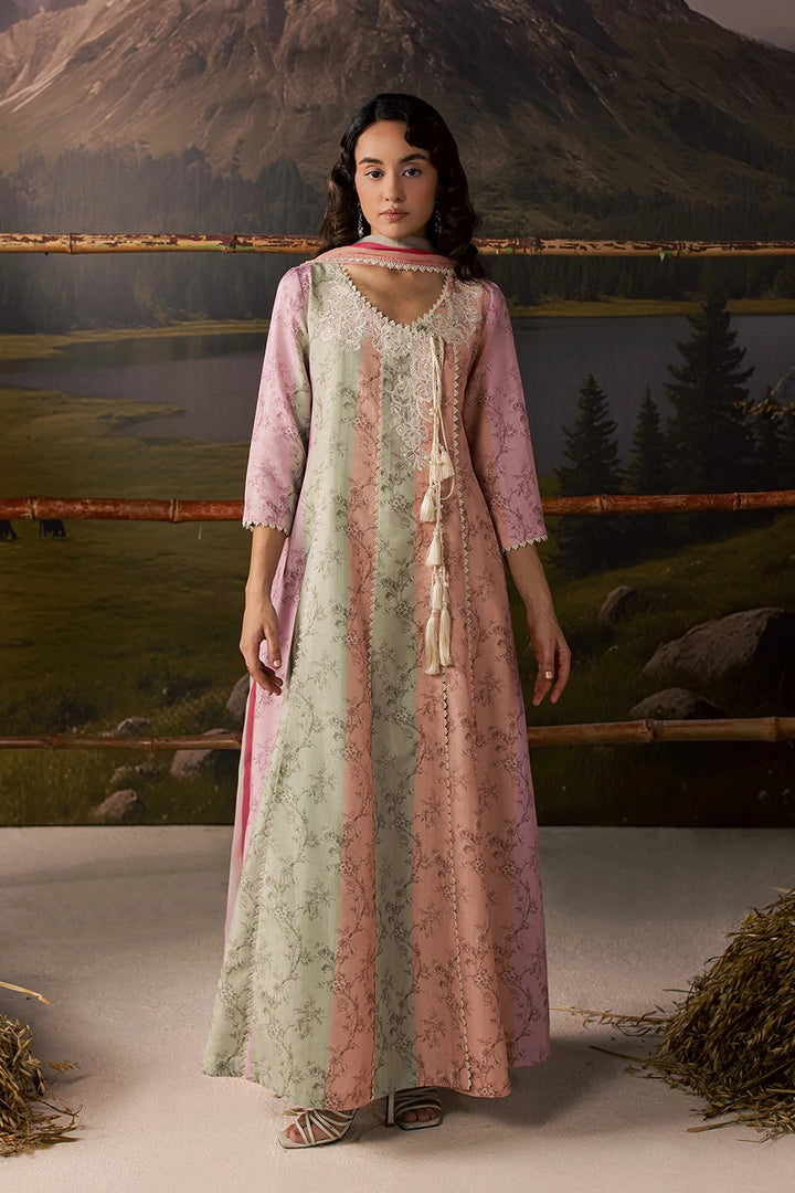 Dobby Lawn Multi Stitched Suit - Vanya