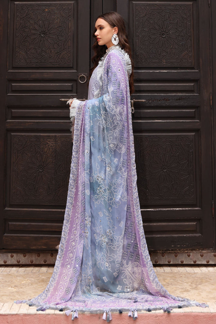 Lawn Purple Stitched Suit - Nureh